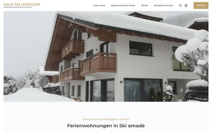 Screenshot of fallenegger-flachau.at