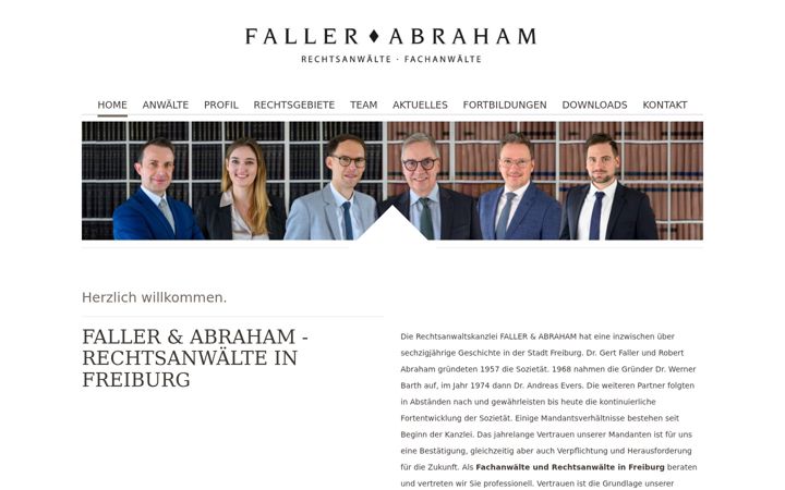 Ekrano kopija faller-abraham.de