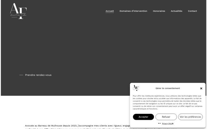 Screenshot of faller-avocat.fr