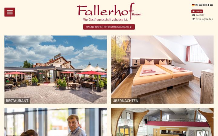 Screenshot of fallerhof.de