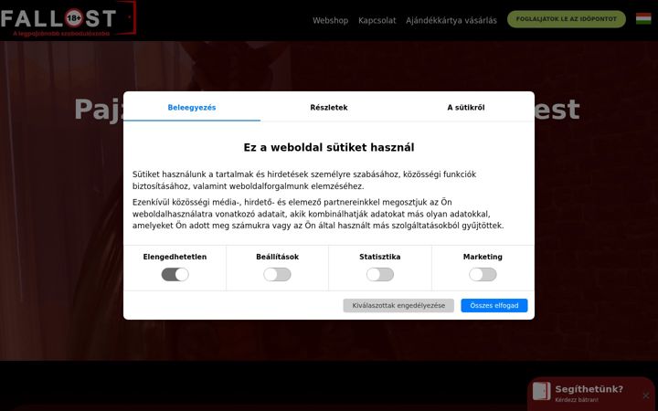 Screenshot of fallost.hu