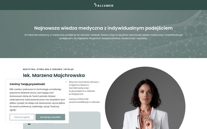 Screenshot of fallumed.pl
