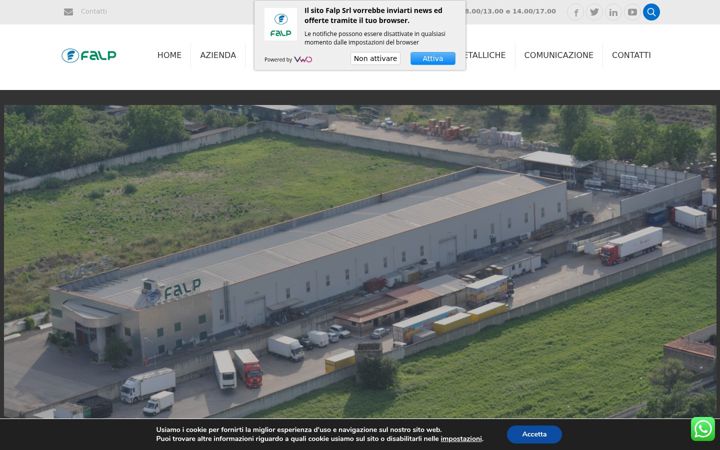 Screenshot of falpsrl.it