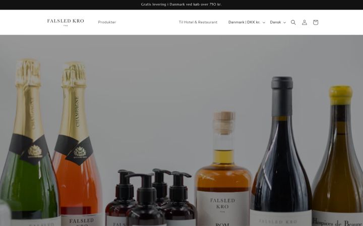 Screenshot of falsledkroshop.com