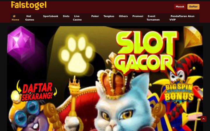 Screenshot of falstogel.com