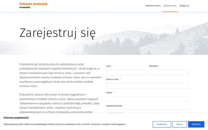 Screenshot of falszywepestycydy.org