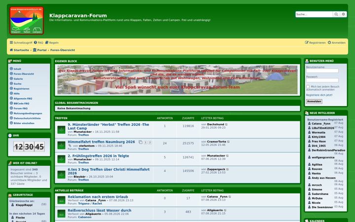 Ekrano kopija faltcaravanforum.de