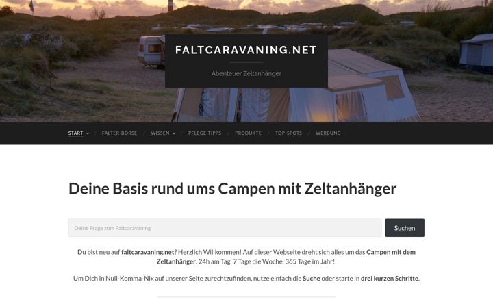 Screenshot ta' faltcaravaning.net