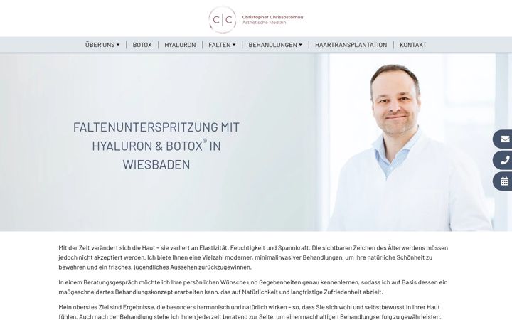 Ekrano kopija falten-wiesbaden.de