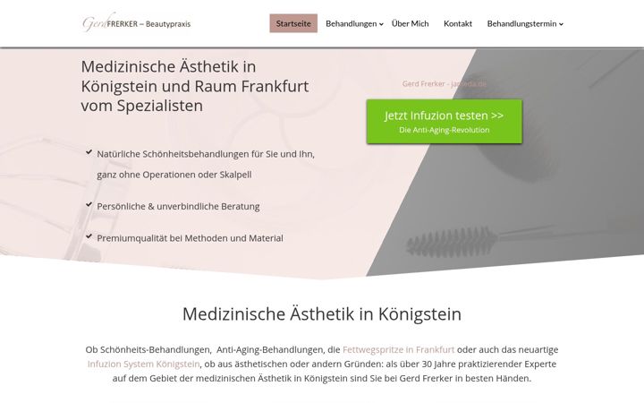 Screenshot ta' faltenlos-taunus.de