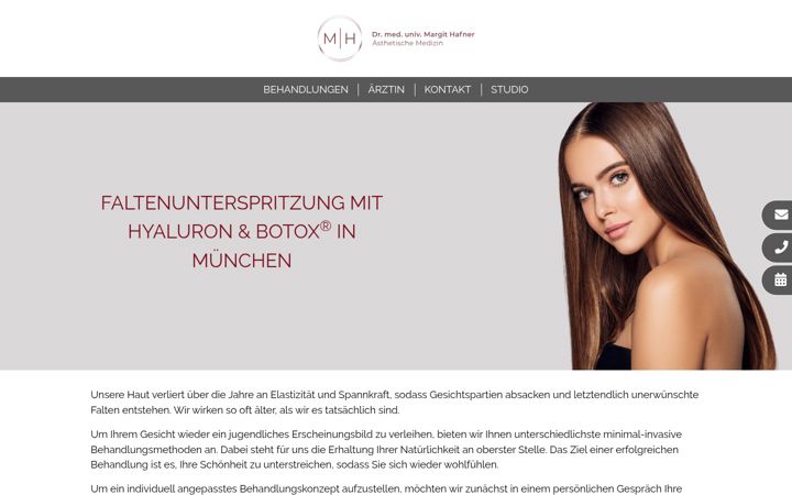 Screenshot of faltenunterspritzung-augsburg.com