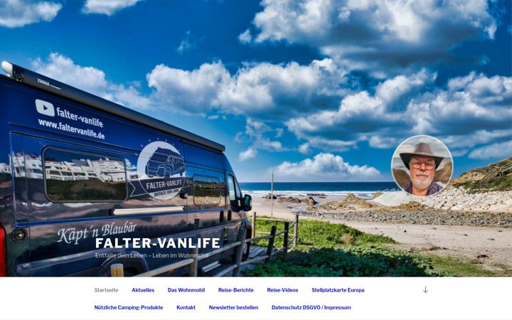 Screenshot of faltervanlife.de