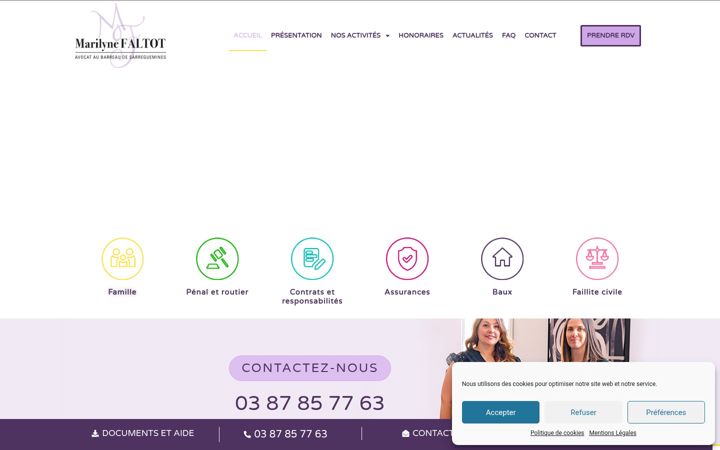 Screenshot of faltot-avocat.fr
