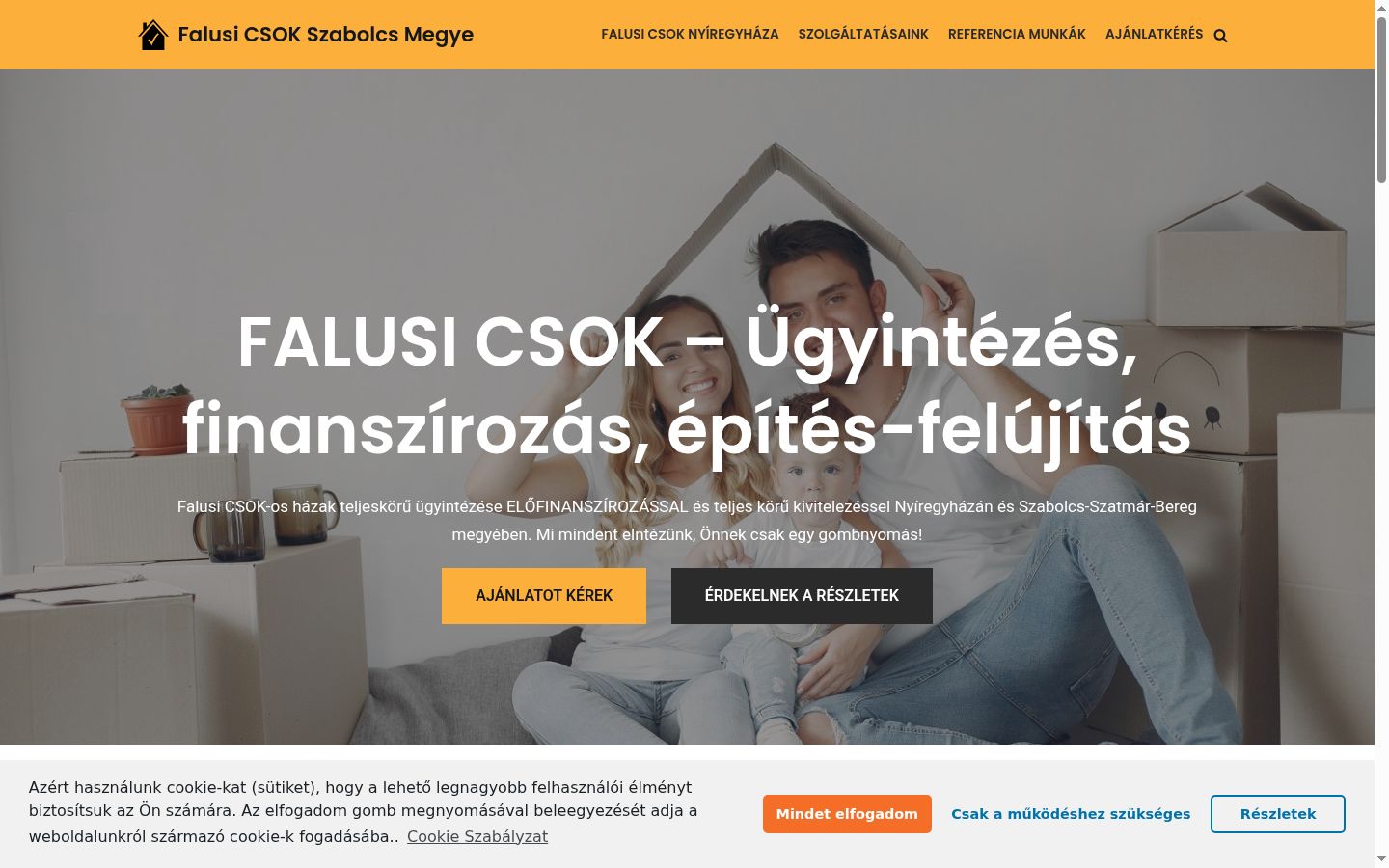 Screenshot des Einwilligungsbanners vor jeglicher Interaktion