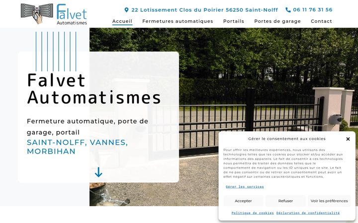 Screenshot of falvet-automatismes.com