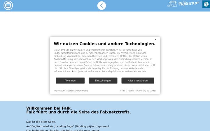 Screenshot ta' falxnetztreff.de
