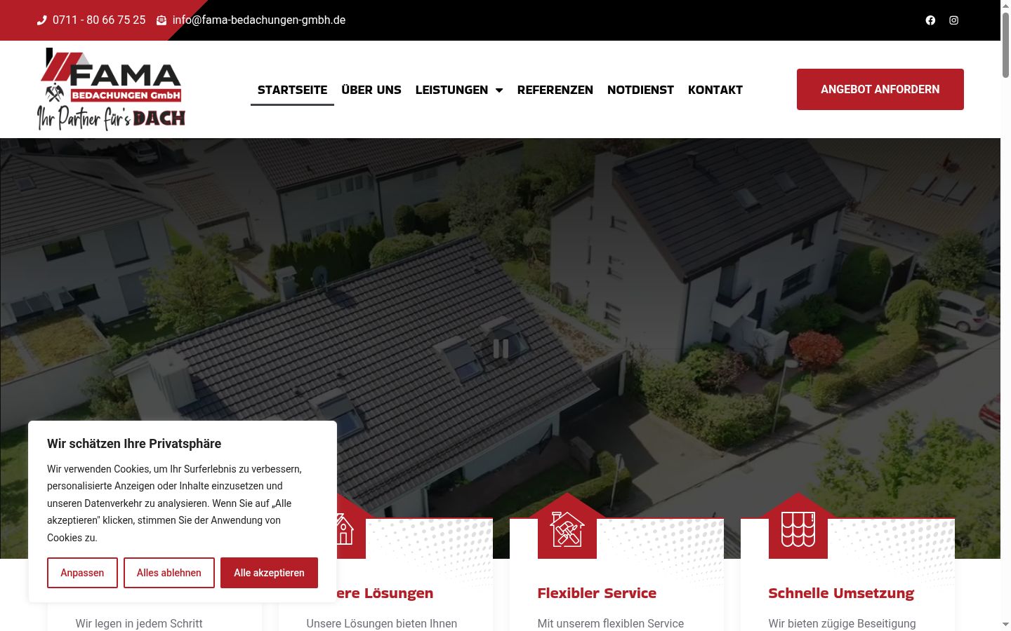 Screenshot tal-banner tal-kunsens muri qabel kwalunkwe interazzjoni