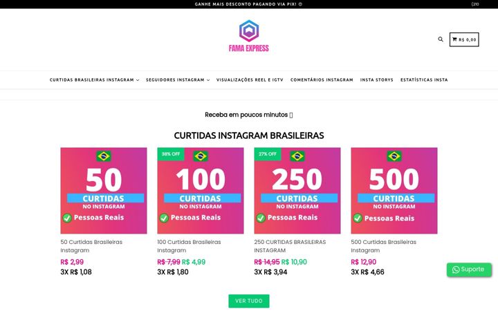 Screenshot of famaexpres.net