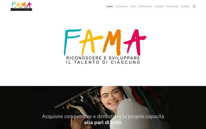 Screenshot of famaformazione.it