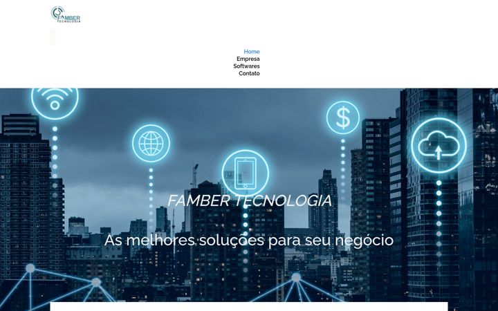 Screenshot of famber.com.br