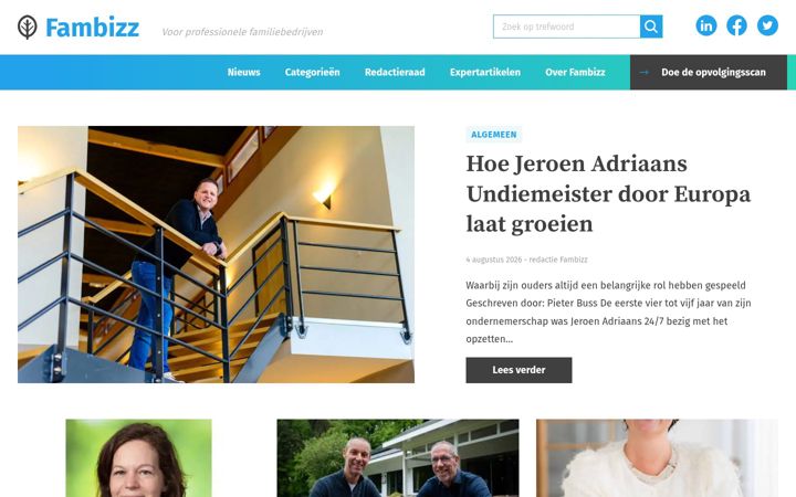 Screenshot of fambizz.nl