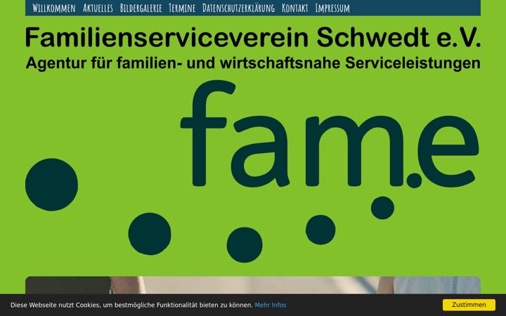 Screenshot ta' fame-schwedt.de