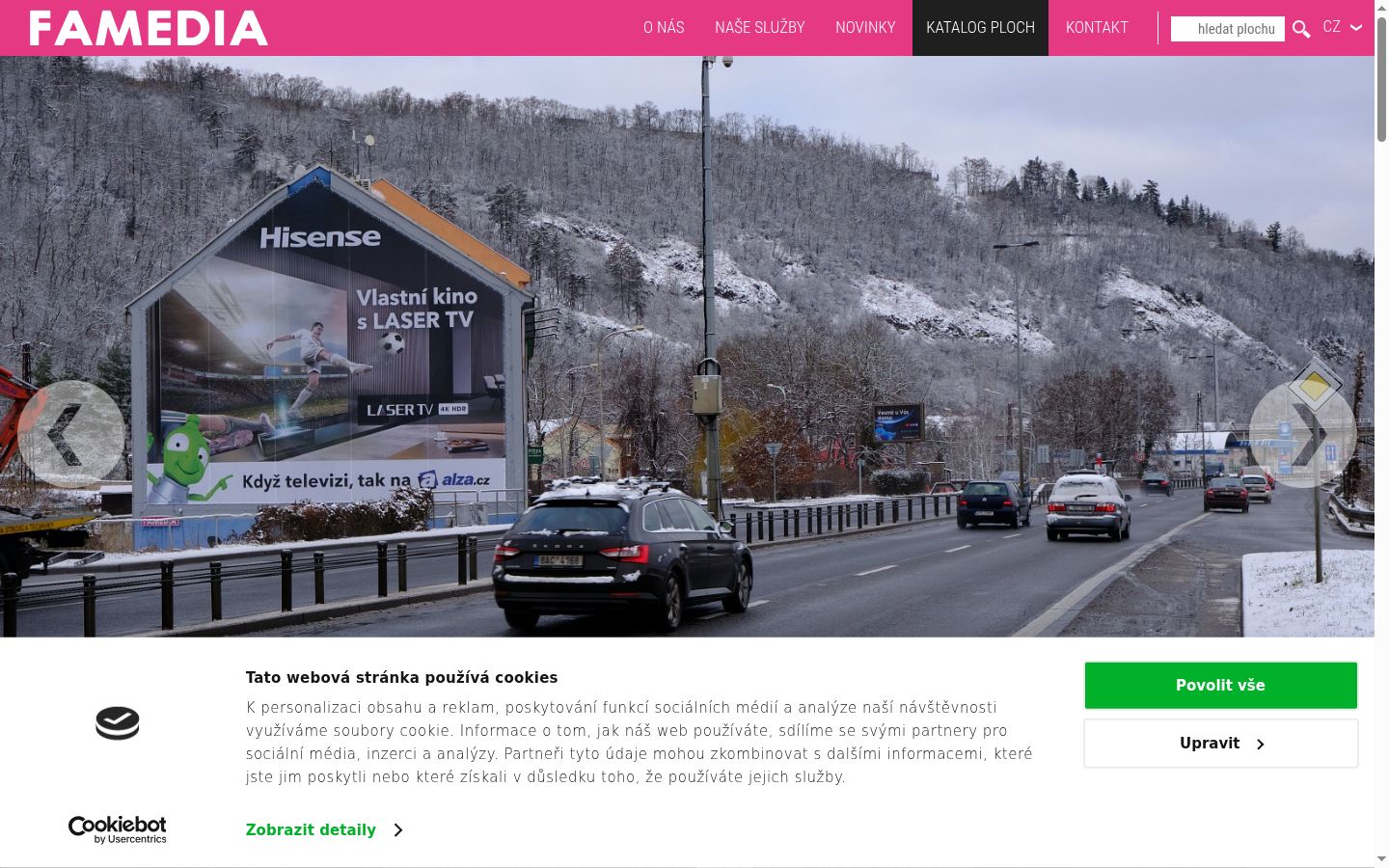 Capture d'écran de la bannière de consentement affichée avant toute interaction