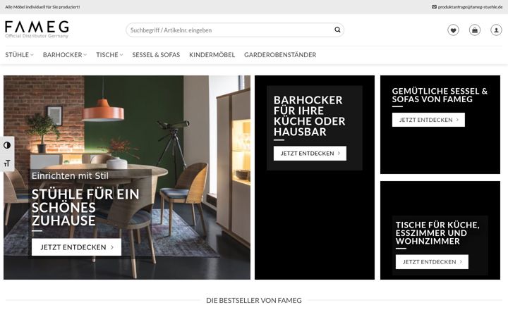 Screenshot ta' fameg-stuehle.de