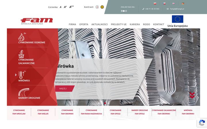 Screenshot of famgk.pl