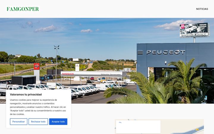Screenshot of famgonper.com