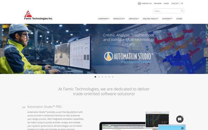 Screenshot of famictech.com