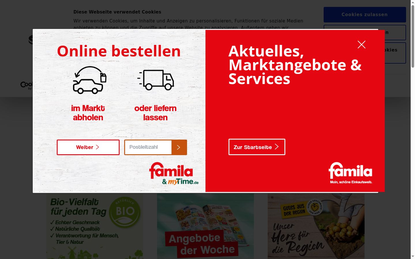 Sutikimo reklamjuostės, rodytos prieš bet kokią sąveiką, ekrano kopija