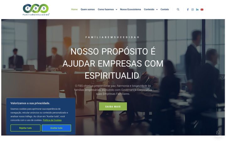 Captura de pantalla de familiabemsucedida.com.br