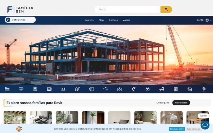 Screenshot of familiabim.com.br