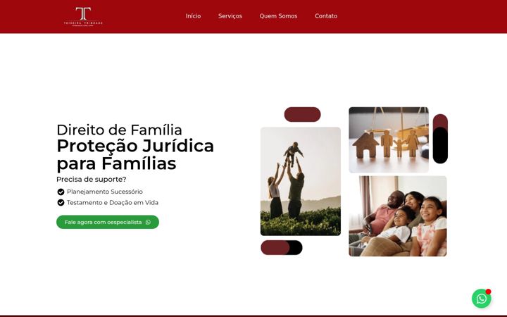 Screenshot of familiaeheranca.com