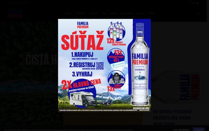 Snimka zaslona za familiapremium.sk
