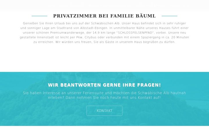 Screenshot of familie-baeuml-albstadt.de