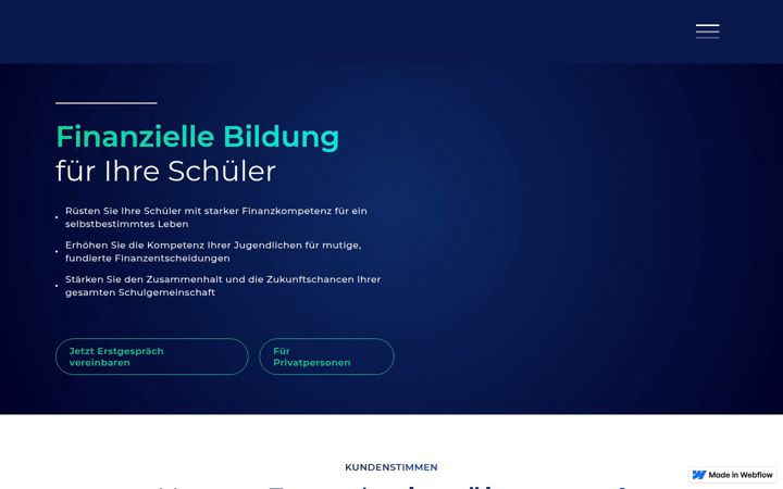 Zrzut ekranu familie-brechler.webflow.io