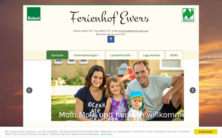 Screenshot ta' familie-ewers.de