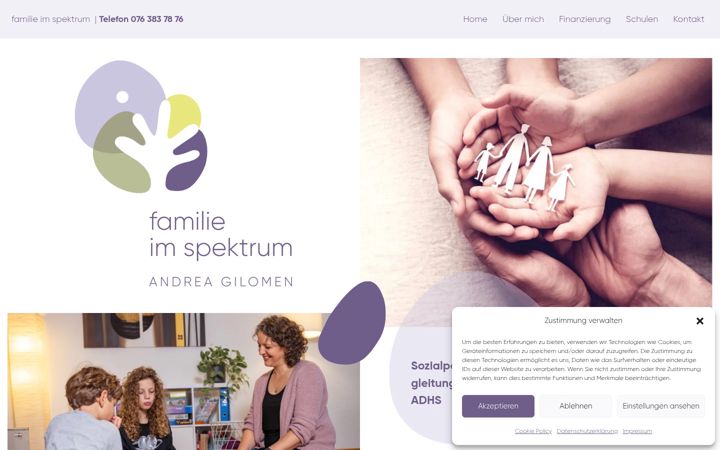 Screenshot of familie-im-spektrum.ch
