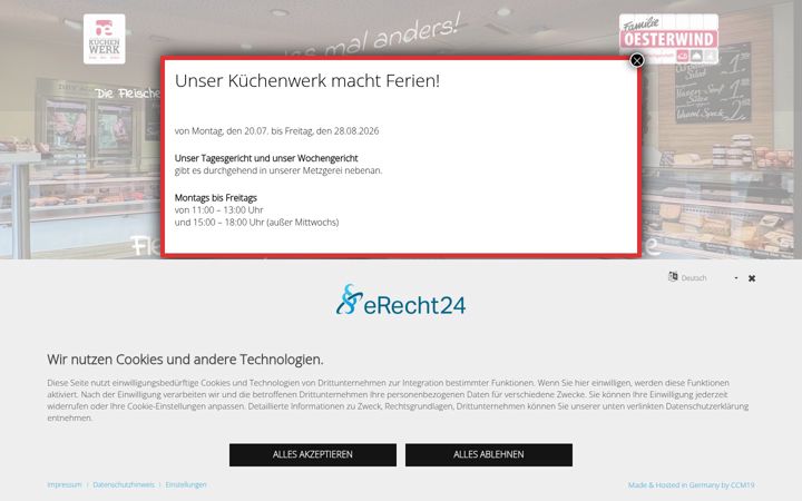 Screenshot of familie-oesterwind.de