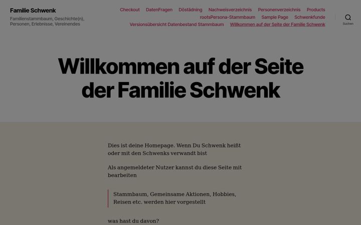 Screenshot of familie-schwenk.org