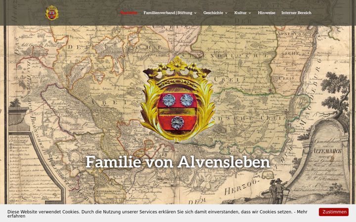 Screenshot of familie-von-alvensleben.de