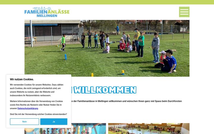Screenshot of familienanlaesse-mellingen.ch
