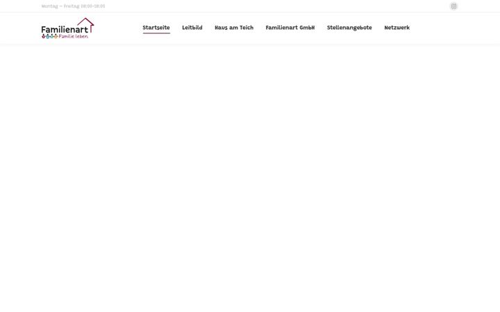 Screenshot of familienart.de