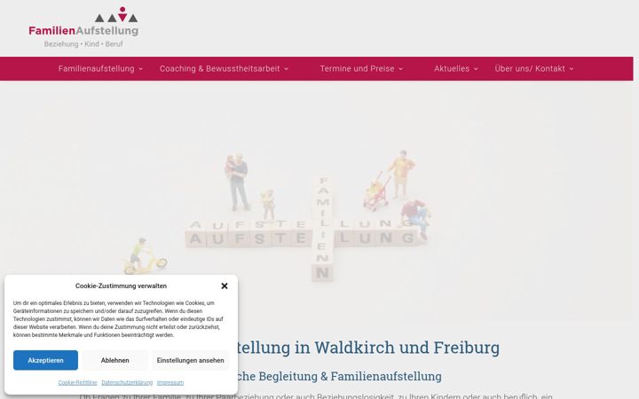 Captura de ecrã de familienaufstellung-waldkirch.de