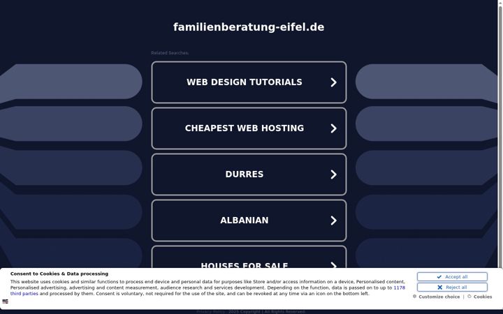 Screenshot of familienberatung-eifel.de