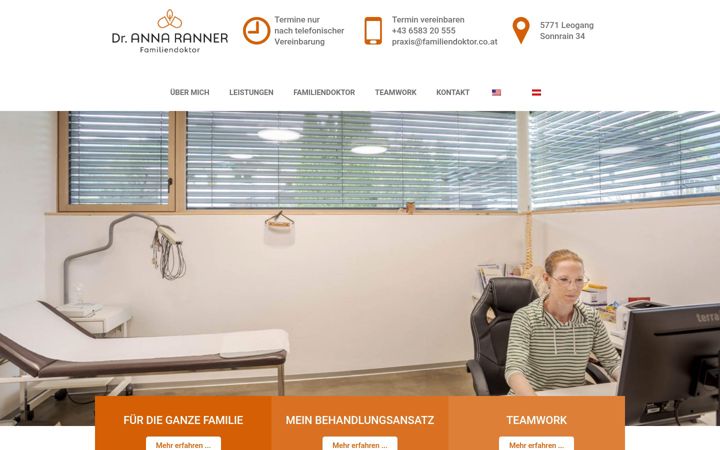Screenshot of familiendoktor.co.at