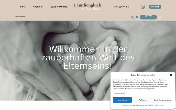 Screenshot of familienglueck-ninamathar.de