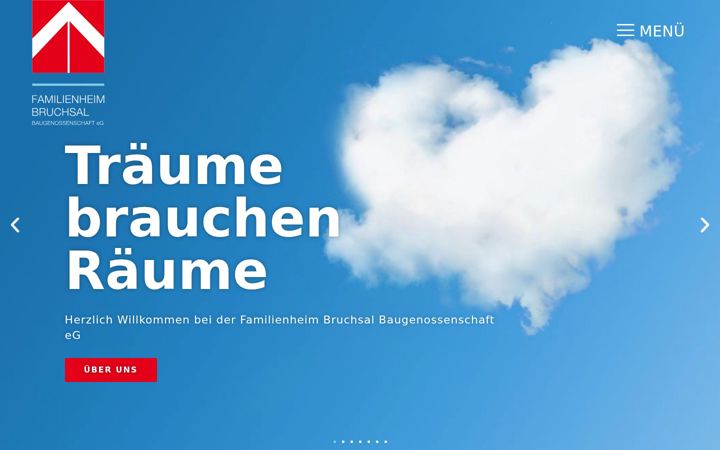 Captura de ecrã de familienheim-bruchsal.de